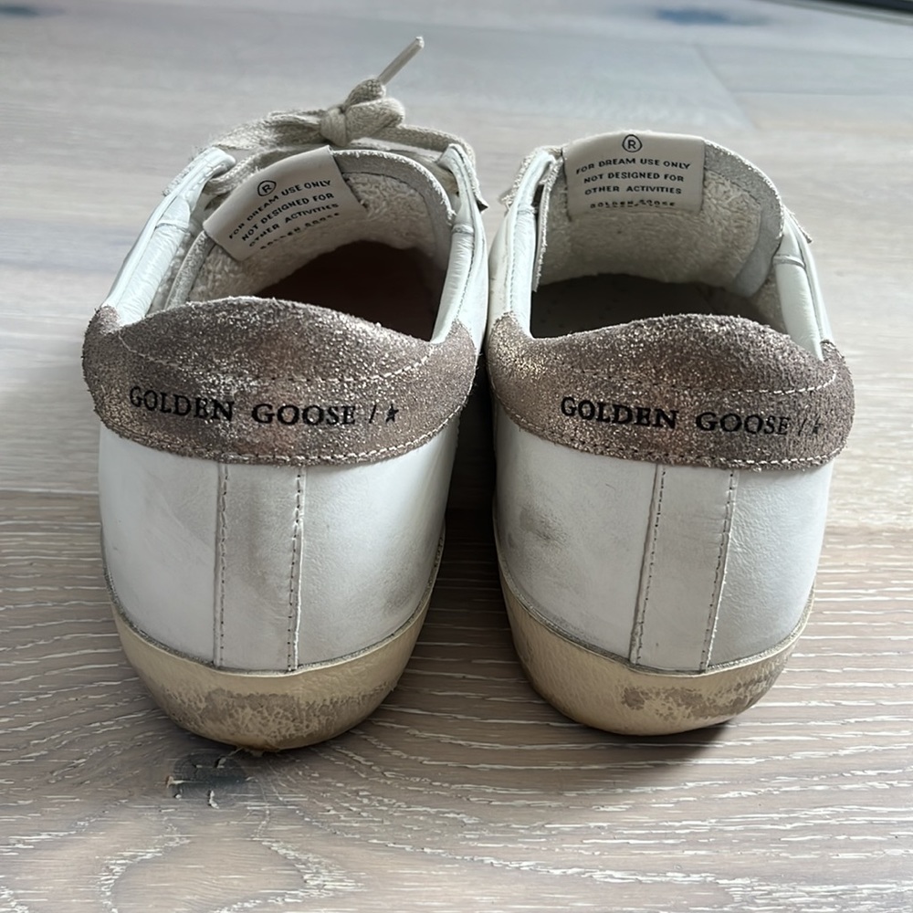 Private edition golden goose superstar white with rose gold star and heel - Picture 4 of 10